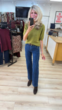Load image into Gallery viewer, 1.          Collar Soft Knit Jumper-Olive
