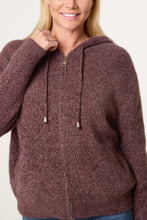 Load image into Gallery viewer, 1.         Super Soft Knit Hoodie-Chocolate
