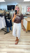 Load image into Gallery viewer, 1.                     Tulip Hem Pocket Trousers-Ecru
