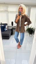 Load image into Gallery viewer, 1.                   Lightweight Military Jacket-Mocha
