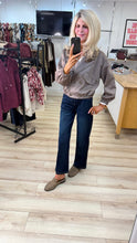 Load image into Gallery viewer, 1.              Faux Suede Double Breasted Trench Jacket-Mink
