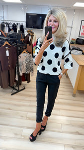 1. Slim Fit Magic Pants-Black