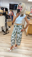 Load image into Gallery viewer, 1.  Leaf Print Trousers-Khaki/Beige
