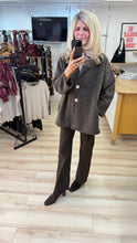 Load image into Gallery viewer, 1.                   Button Front Coat-Chocolate
