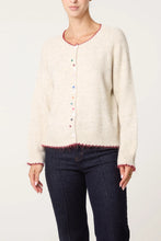 Load image into Gallery viewer, 1.   Mini Button Detail Cardigan-Oatmeal
