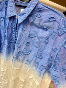 1.Ombré Embroidered Shirt