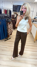 Load image into Gallery viewer, 1.Side Button Knit Tank-Cream
