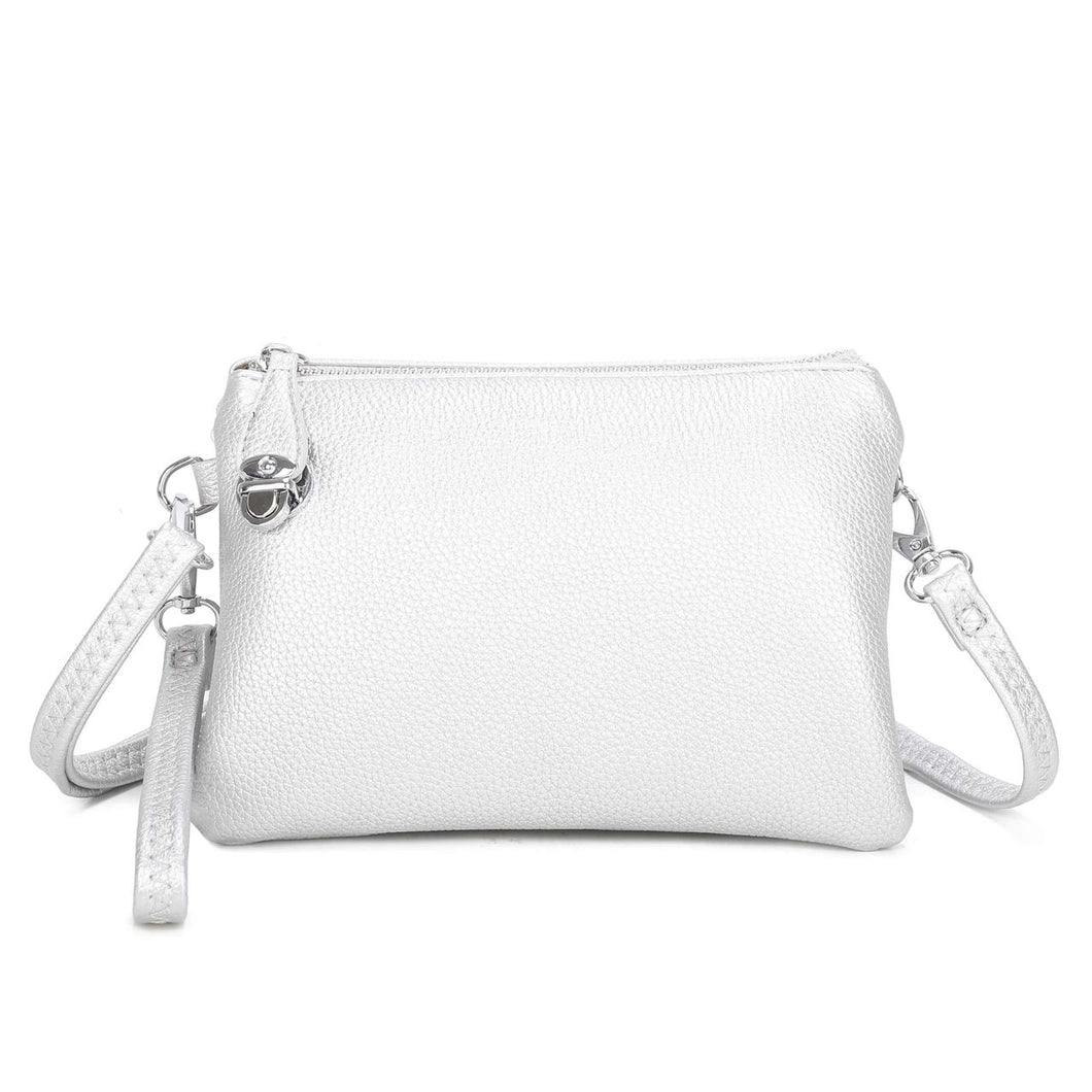 1.   Cross Body Bag-Silver