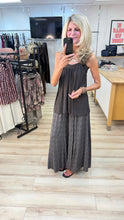 Load image into Gallery viewer, 1. Lace Edged Textured Cami Top-Chocolate
