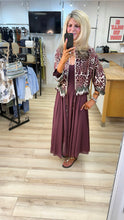 Load image into Gallery viewer, 1.                        Satin Leopard Bomber Jacket-Wine
