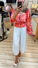 Load image into Gallery viewer, 1. Chiffon Blouse-Pink/Red/Multi
