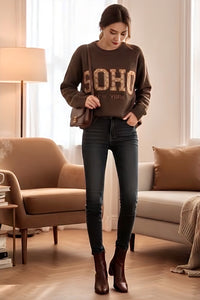 1.              Soho New York Designer Inspired Soft Knit-Chocolate
