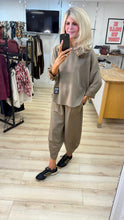 Load image into Gallery viewer, 1.                           Scuba 2 Piece Co Ord-Mocha
