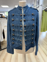 Load image into Gallery viewer, 1.   Military Style Denim Jacket
