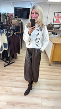 Load image into Gallery viewer, 1. Flower Embroidery Zip Up Knit Cardigan-Oatmeal
