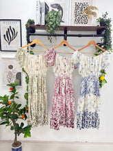 Load image into Gallery viewer, 1.          Bardot Midi Dress-Raspberry
