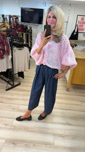 Load image into Gallery viewer, 1.    Crochet Open Knit Cardigan-Baby Pink
