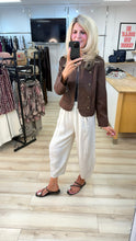 Load image into Gallery viewer, 1. Zip Front Lined Military Jacket-Coffee
