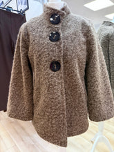 Load image into Gallery viewer, 1.Brushed Button Swing Jacket-Mocha

