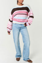 Load image into Gallery viewer, 1.                    Striped Jumper-Pink Multi
