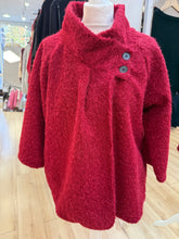 Load image into Gallery viewer, 1.                 Brushed Swing Jacket-Cherry
