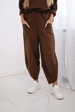 Load image into Gallery viewer, 1.  Casual 2 Piece Co-Ord-Chocolate

