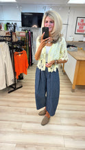 Load image into Gallery viewer, 1.                  Crochet Hem Appliqué Cotton Jacket-Lemon
