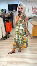 Load image into Gallery viewer, 1.                        Abstract Print Jumpsuit
