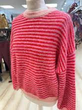 Load image into Gallery viewer, 1.                  Soft Knit Striped Jumper-Red/Pink
