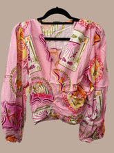 Load image into Gallery viewer, 1. Tarot Print Top-Pink Multi
