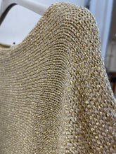 Load image into Gallery viewer, 1. Gold Lurex Cross Over Jumper

