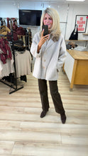 Load image into Gallery viewer, 1.                   Button Front Coat-Oatmeal

