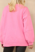 Load image into Gallery viewer, 1.             LIFE Oversize Sweatshirt-Pink
