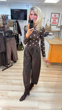 Load image into Gallery viewer, 1.   Barrel Leg Magic Pants-Chocolate
