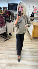 Load image into Gallery viewer, 1.              Leopard Star Sweatshirt-Mocha

