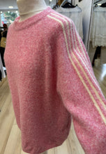 Load image into Gallery viewer, 1.             Soft Knit Striped Sleeve Jumper-Pink
