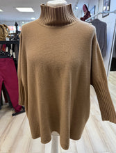 Load image into Gallery viewer, 1. Funnel Neck Soft Knit Jumper-Camel
