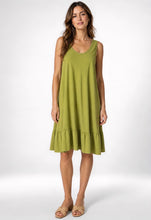 Load image into Gallery viewer, 1.     Frill Hem Dress-Lime
