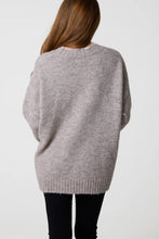 Load image into Gallery viewer, 1.               Lace Trim Jumper-Mink/White
