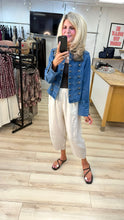 Load image into Gallery viewer, 1.   Military Style Denim Jacket

