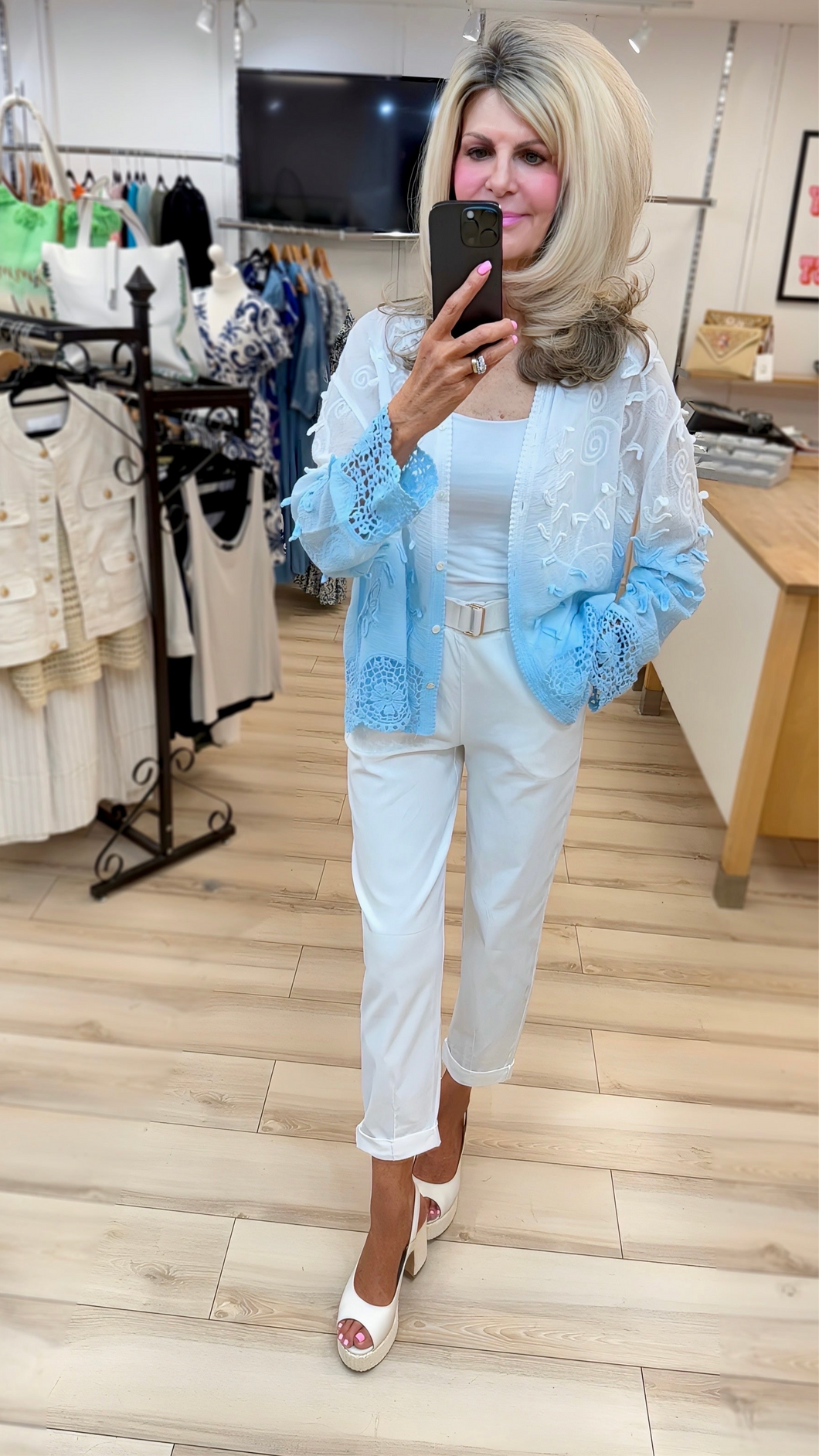 1. Belted Magic Trousers-White