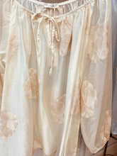 Load image into Gallery viewer, 1. Embroidered Sheer Blouse-Beige
