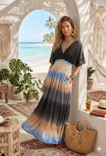 Load image into Gallery viewer, 1.           Ombré Silky Maxi-Mocha
