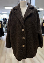 Load image into Gallery viewer, 1.                   Button Front Coat-Chocolate
