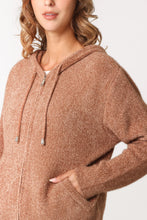 Load image into Gallery viewer, 1.                  Super Soft Knit Hoodie-Coffee
