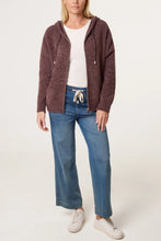 Load image into Gallery viewer, 1.         Super Soft Knit Hoodie-Chocolate
