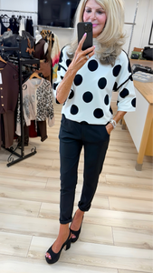 1. Slim Fit Magic Pants-Black