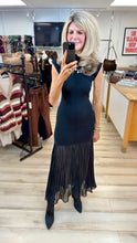 Load image into Gallery viewer, 1.    Pleated Skirt Dress-Black
