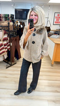 Load image into Gallery viewer, 1.Brushed Button Swing Jacket-Camel
