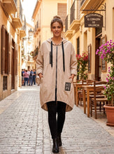 Load image into Gallery viewer, 1.            Lightweight Hooded Rain Jacket-Stone
